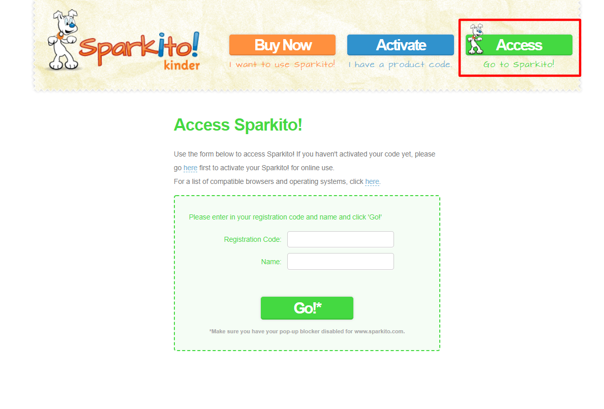 Sparkito-Access-Page.png
