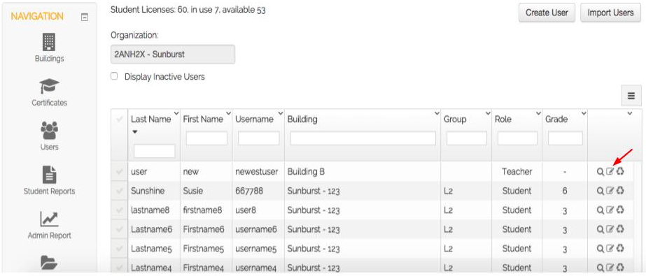 User Management - Edit User